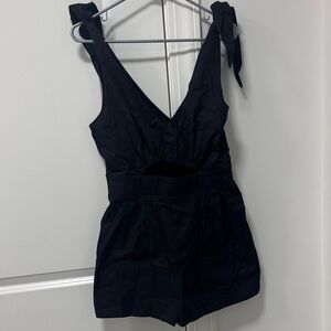 Pink Lily Black Jumpsuit